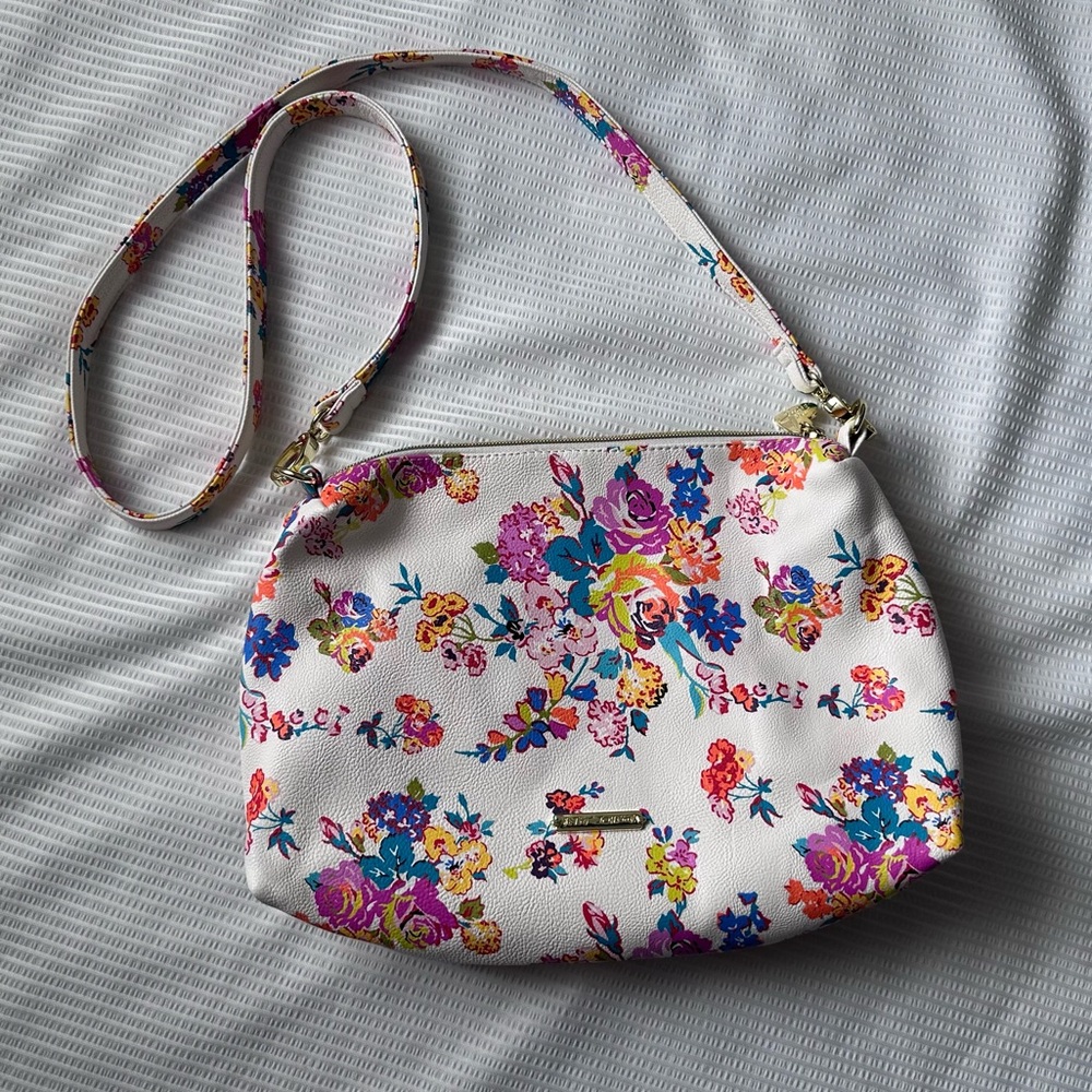Betsey Johnson Floral Crossbody Purse